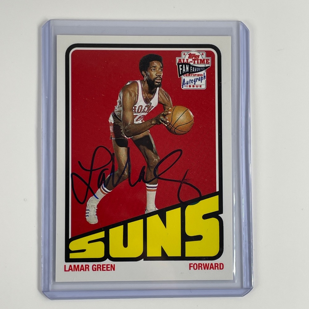 2005 Topps All-Time Fan Favorites Lamar Green Phoenix Suns Auto Card FFA-LAG